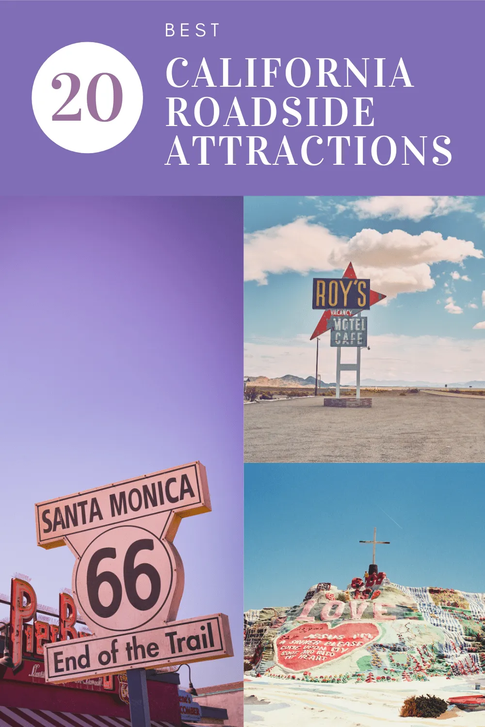 The best California roadside attractions to visit on a California road trip with kids or adults or a weekend getaway. Ideas for roadside oddities to add to your travel bucket list or itinerary! #California #CaliforniaRoadsideAttractions #CaliforniaRoadsideAttraction #RoadsideAttraction #RoadsideAttractions #RoadTrip #CaliforniaRoadTrip #CaliforniaRoadTripItinerary #CaliforniaRoadTripStops ##CaliforniaRoadTripIdeas #CaliforniaRoadTripMap #CaliforniaBudgetRoadTrip #WeirdRoadsideAttractions