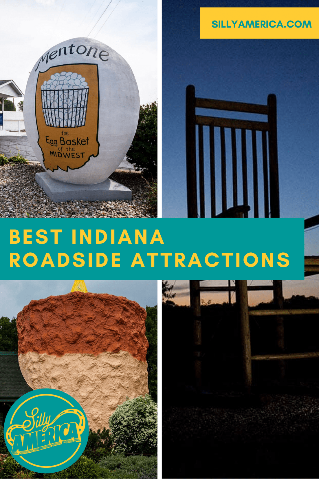 The best Indiana roadside attractions to visit on an Indiana road trip. Add these roadside oddities to your travel bucket list, itinerary, or route map! These fun places to visit in Indiana are must see road trip stops for kids or adults.  #IndianaRoadsideAttractions #IndianaRoadsideAttraction #RoadsideAttractions #RoadsideAttraction #RoadTrip #IndianaRoadTrip #PlacesToVisitInIndiana #IndianaRoadTripIdeas #IndianaRoadTripWithKids #IndianaTravel #ThingsToDoInIndiana #WeirdRoadsideAttractions