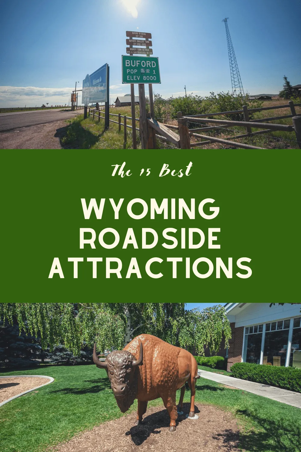 The best Wyoming roadside attractions to visit on a Wyoming road trip. Add these roadside oddities to your travel bucket list, itinerary, or route map! Fun road trip stops for kids or adults. #WyomingRoadsideAttractions #WyomingRoadsideAttraction #RoadsideAttractions #RoadsideAttraction #RoadTrip #WyomingRoadTrip #WyomingRoadTripMap #WyomingRoadTripMap #WyomingRoadTripWithKids #WyomingTravelRoadTrips