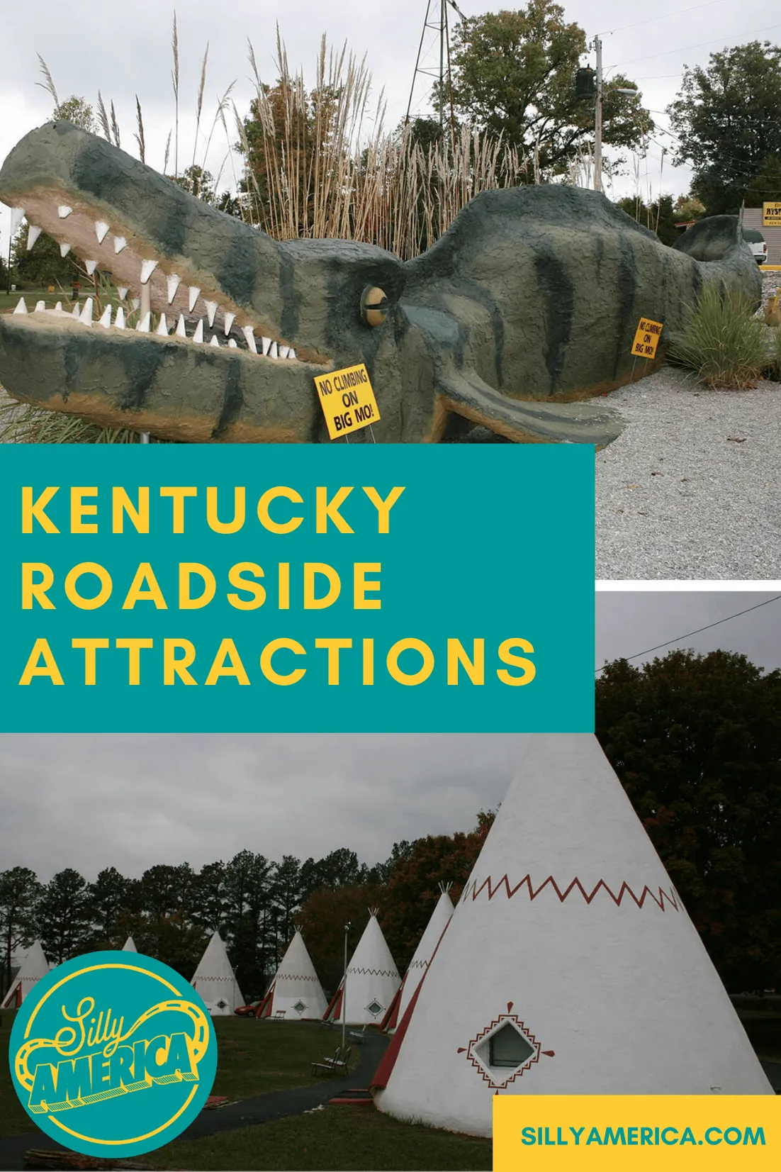 The best Kentucky roadside attractions to visit on a Kentucky road trip. Add these roadside oddities to your travel bucket list, itinerary, or route map! Weird roadside attractions and fun road trip stops for kids and adults. #KentuckyRoadsideAttractions #KentuckyRoadsideAttraction #RoadsideAttractions #RoadsideAttraction #RoadTrip #KentuckyRoadTrip #KentuckyRoadTripBucketLists #KentuckyRoadTripIdeas #KentuckyBucketList #KentuckyPlacesToVisit #WeirdRoadsideAttractions