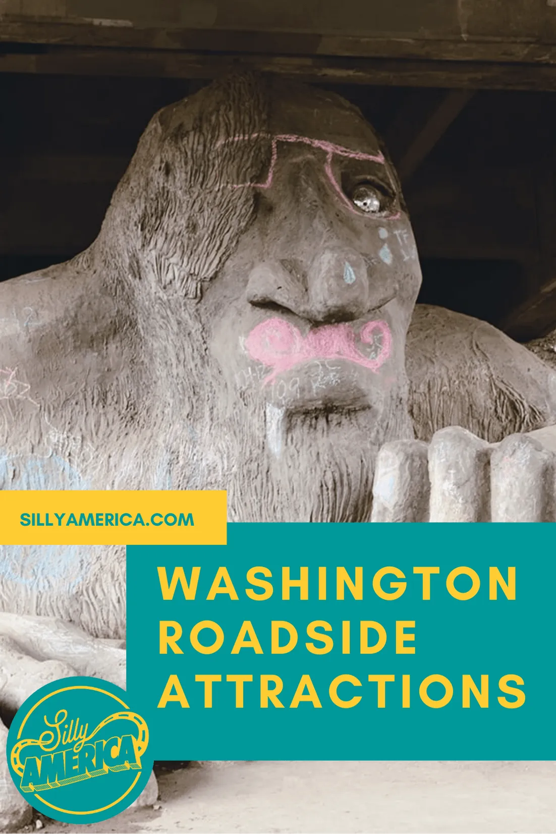 The best Washington roadside attractions to visit on a Washington road trip. Add these roadside oddities to your travel bucket list, itinerary, or driving route map! Fun road trip stops for kids or adults! #WashingtonRoadsideAttractions #WashingtonRoadsideAttraction #RoadsideAttractions #RoadsideAttraction #RoadTrip #WashingtonRoadTrip #WashingtonRoadTripMap #WashingtonRoadTripBucketLists #WashingtonBucketList  #SeattleRoadTrip