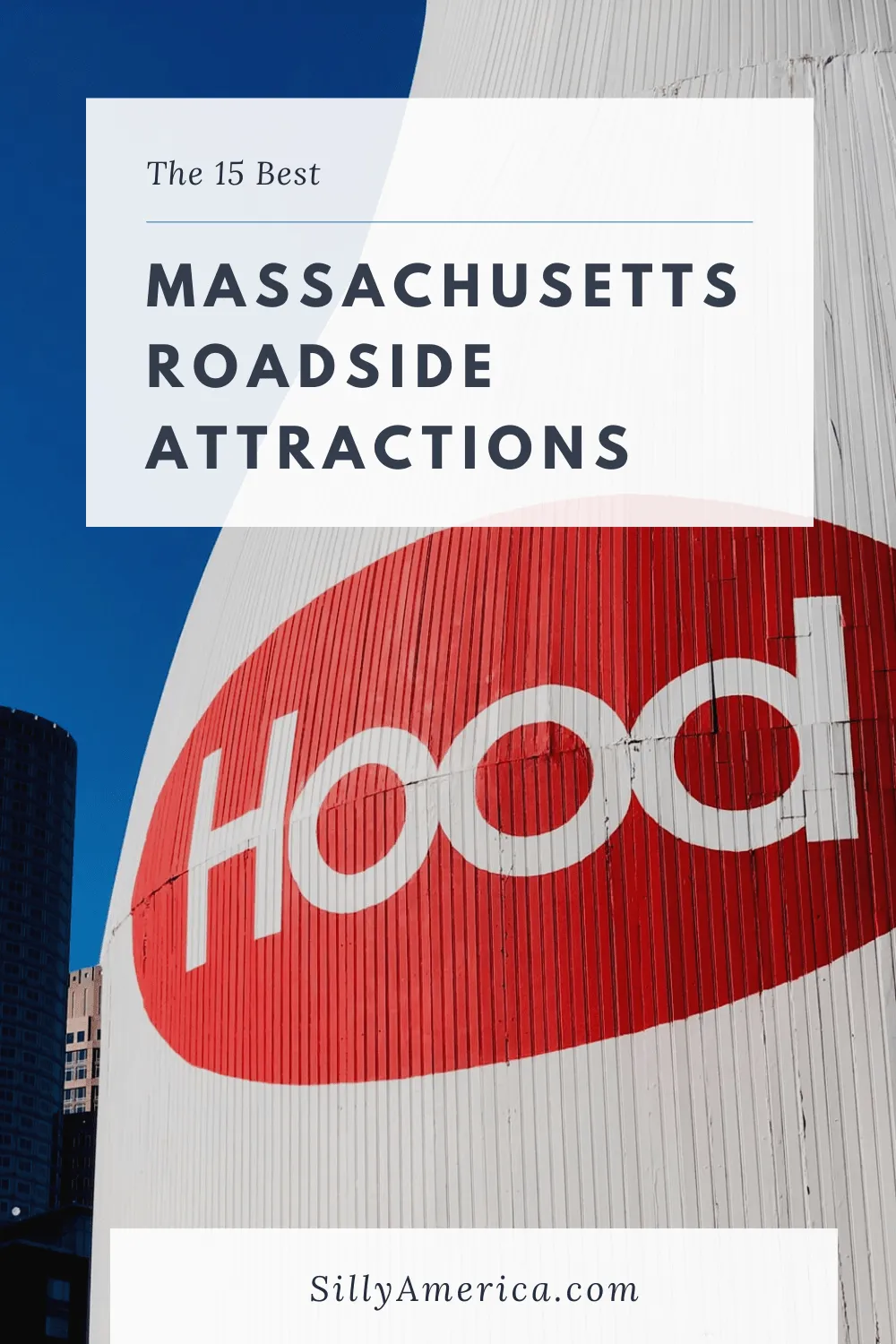 The best Massachusetts roadside attractions to visit on a Massachusetts road trip. Add these roadside oddities to your travel bucket list or itinerary! Weird roadside attractions and fun road trip stops for kids or adults! #MassachusettsRoadsideAttractions #MassachusettsRoadsideAttraction #RoadsideAttractions #RoadsideAttraction #RoadTrip #MassachusettsRoadTrip #MassachusettsRoadTripBucketLists #MassachusettsBucketList #MassachusettsRoadTripTravel #BostonRoadTrip #WeirdRoadsideAttractions