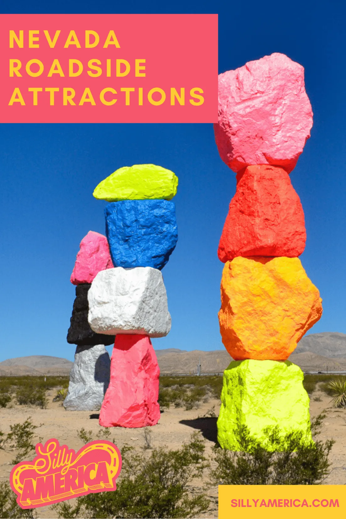 The best Nevada roadside attractions to visit on a Nevada road trip to Las Vegas, Reno, and beyond. Add these roadside oddities to your travel bucket list, itinerary, or route map! Weird roadside attractions in Nevada for kids or adults. #NevadaRoadsideAttractions #NevadaRoadsideAttraction #RoadsideAttractions #RoadsideAttraction #RoadTrip #NevadaRoadTrip #NevadaRoadTripMap #LakeTahoeRoadTrip #ValleyOfFireRoadTrip #NevadaRoadTripAdventure #LasVegasRoadTrip #LasVegas #WeirdRoadsideAttractions