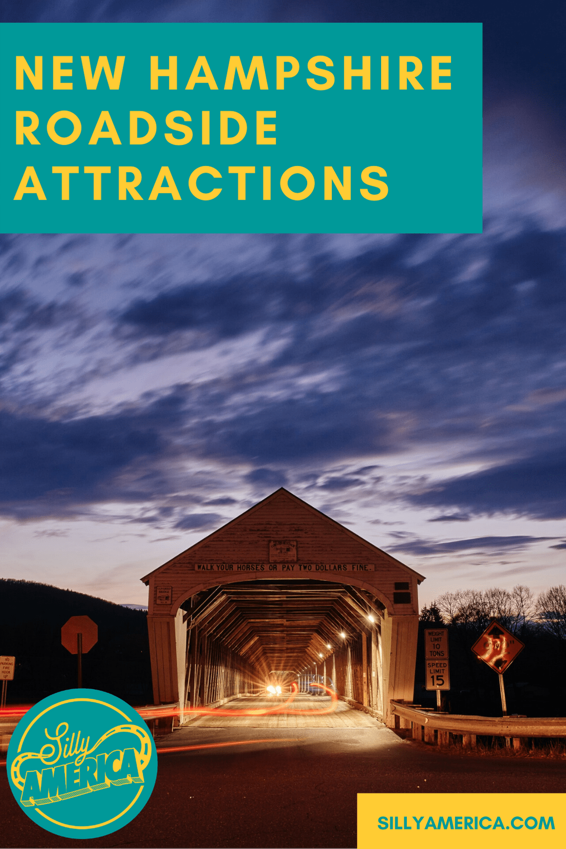 The best New Hampshire roadside attractions to visit on a New Hampshire road trip. Add these roadside oddities to your travel bucket list or itinerary! Whether you're visiting Concord, Manchester, or Portsmouth, visit these road trip stops for kids and adults. #NewHampshireRoadsideAttractions #NewHampshireRoadsideAttraction #RoadsideAttractions #RoadsideAttraction #RoadTrip #NewHampshireRoadTrip #NewHampshireRoadTripBucketList #NewHampshireFallRoadTrips #NewHampshireBucketList