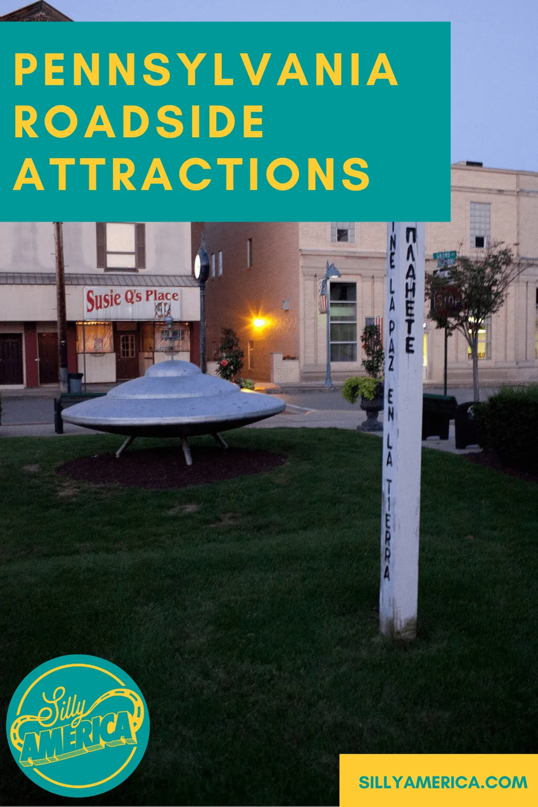 The best Pennsylvania roadside attractions to visit on a Pennsylvania road trip. Add these roadside oddities to your travel bucket list, itinerary, or map! Weird roadside attractions and road trip stops for kids or adults! #PennsylvaniaRoadsideAttractions #PennsylvaniaRoadsideAttraction #RoadsideAttractions #RoadsideAttraction #RoadTrip #PennsylvaniaRoadTrip #PennsylvaniaRoadTripWithKids #PennsylvaniaRoadTripBucketLists #PennsylvaniaBucketList #WeirdRoadsideAttractions