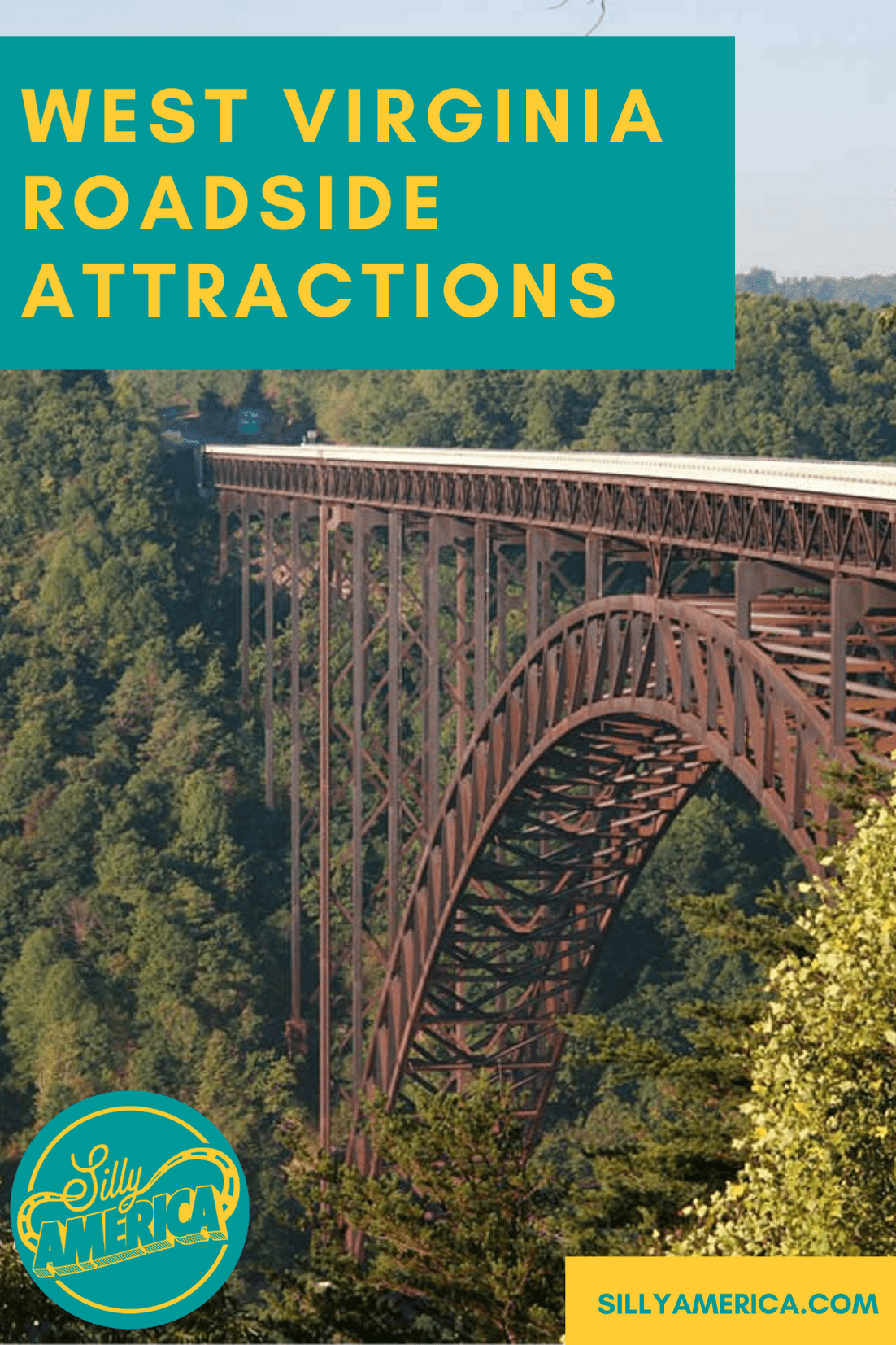 The best West Virginia roadside attractions to visit on a West Virginia road trip. Add these roadside oddities to your travel bucket list or itinerary! Weird roadside attractions and road trip stops for kids or adults. #WestVirginiaRoadsideAttractions #WestVirginiaRoadsideAttraction #RoadsideAttractions #RoadsideAttraction #RoadTrip #WestVirginiaRoadTrip #WestVirginiaTravelRoadTrip #ThingsToDoInWestVirginia #WestVirginiaMountainsRoadTrip #WeirdRoadsideAttractions