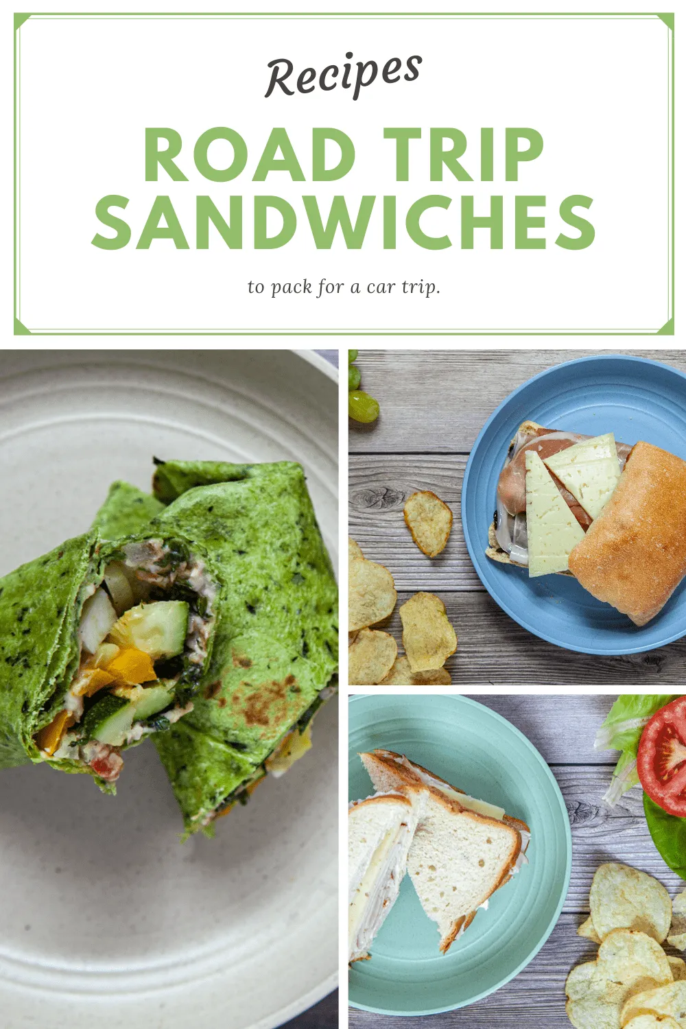 Road trip sandwiches make for quick and easy lunches for car trips. Here are some recipes for road trip sandwiches and tips on how to pack your meals to go. Easy Road trip food and meals to pack in your cooler. #RoadTripMeals #RoadTripMealsForAdults #RoadTripMealsToPack #RoadTripMealsForFamilies #MakeAheadRoadTripMeals #HealthyRoadTripMeals #CheapRoadTripMeals #RoadTripLunches #EasyRoadTripMeals #RoadTripMealsForKids  #RoadFood #RoadFoodIdeas #RoadFoodStops #RoadTripFood #LongRoadTripFood
