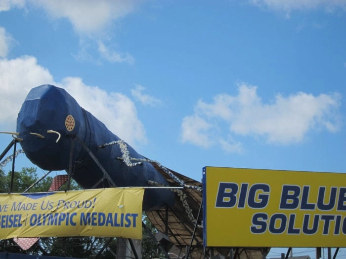 Best Roadside Attractions - Big Blue Bug in Providence, Rhode Island