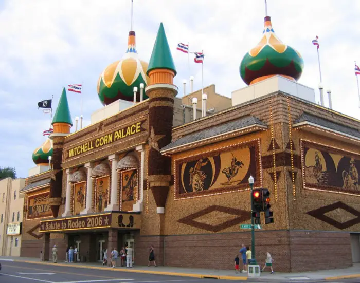 Weird roadside attractions - World’s Only Corn Palace in South Dakota