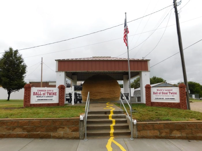 Best Roadside Attractions - World’s Largest Ball of Twine in Cawker City, Kansas