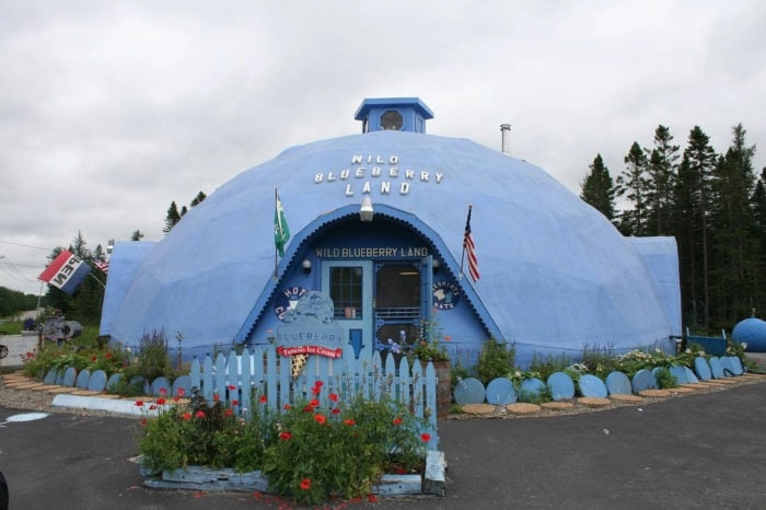 Best Roadside Attractions - Maine Wild Blueberry Land & The Giant Blueberry