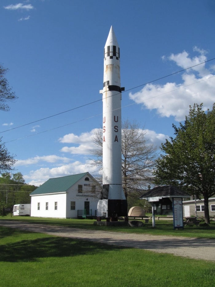 Best Roadside Attractions - New Hampshire Redstone Rocket