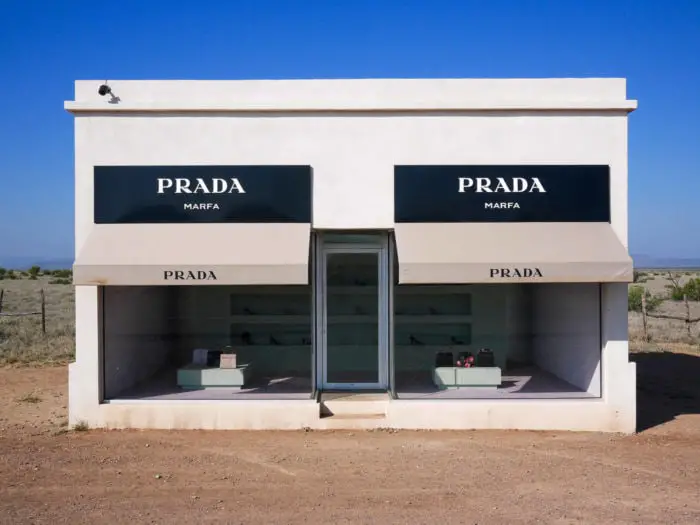 Weird roadside attractions - Prada Marfa in Texas