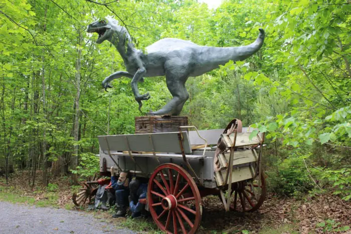 Weird roadside attractions - Dinosaur Kingdom II in Virginia