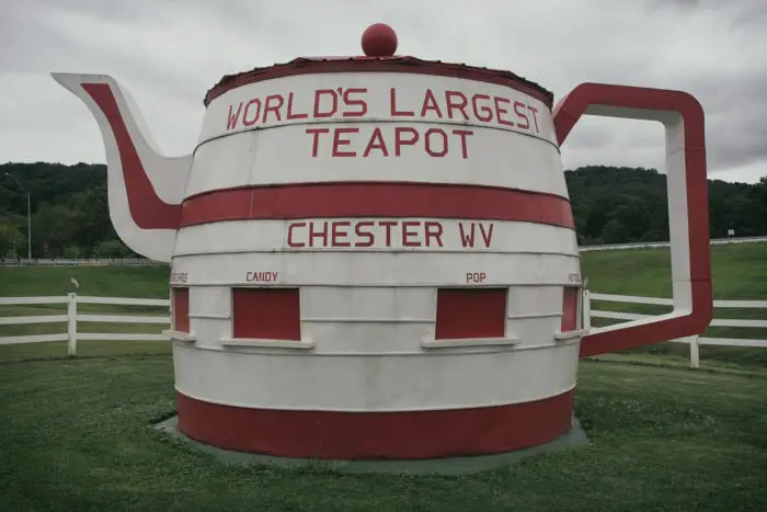 Weird roadside attractions - World’s Largest Teapot in West Virginia