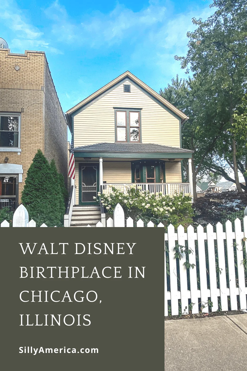 The Walt Disney Birthplace is in Chicago, Illinois. Walt Disney, the animator, voice actor, writer, and film producer who was an animation superstar and created the Disney empire. His father, Elias Disney, built this house and, on December 5, 1901, Walter Elias Disney was born there. He spent his early childhood living in that house before the family moved to a farm in Marceline, Missouri, when he was four years old.
#Disney #WaltDisney #ChicagoRoadsideAttraction #IllinoisRoadsideAttractions