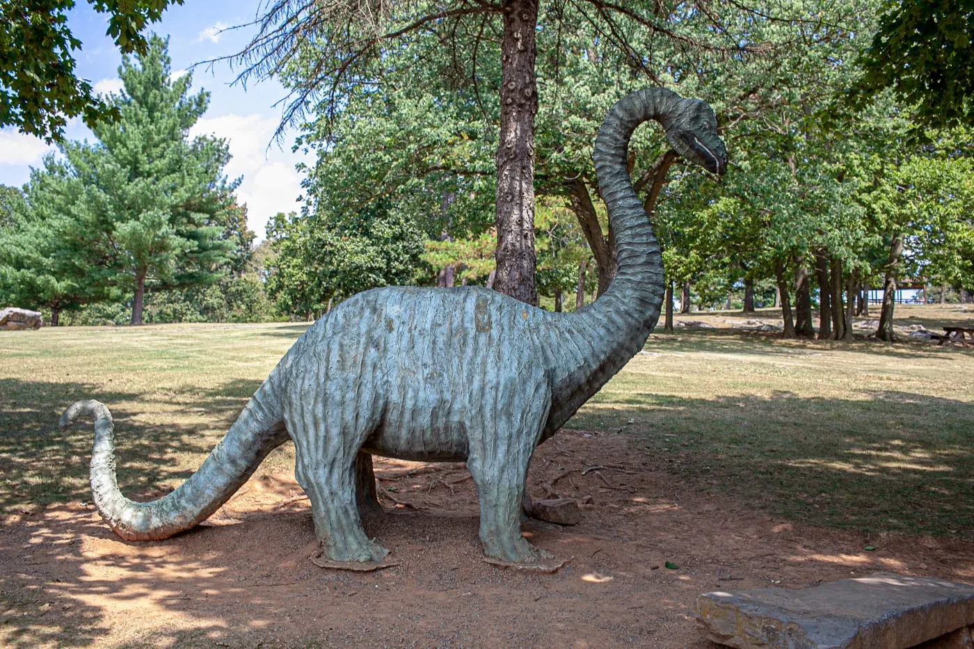 Dinosaur outside Shenandoah Caverns in Quicksburg, Virginia.