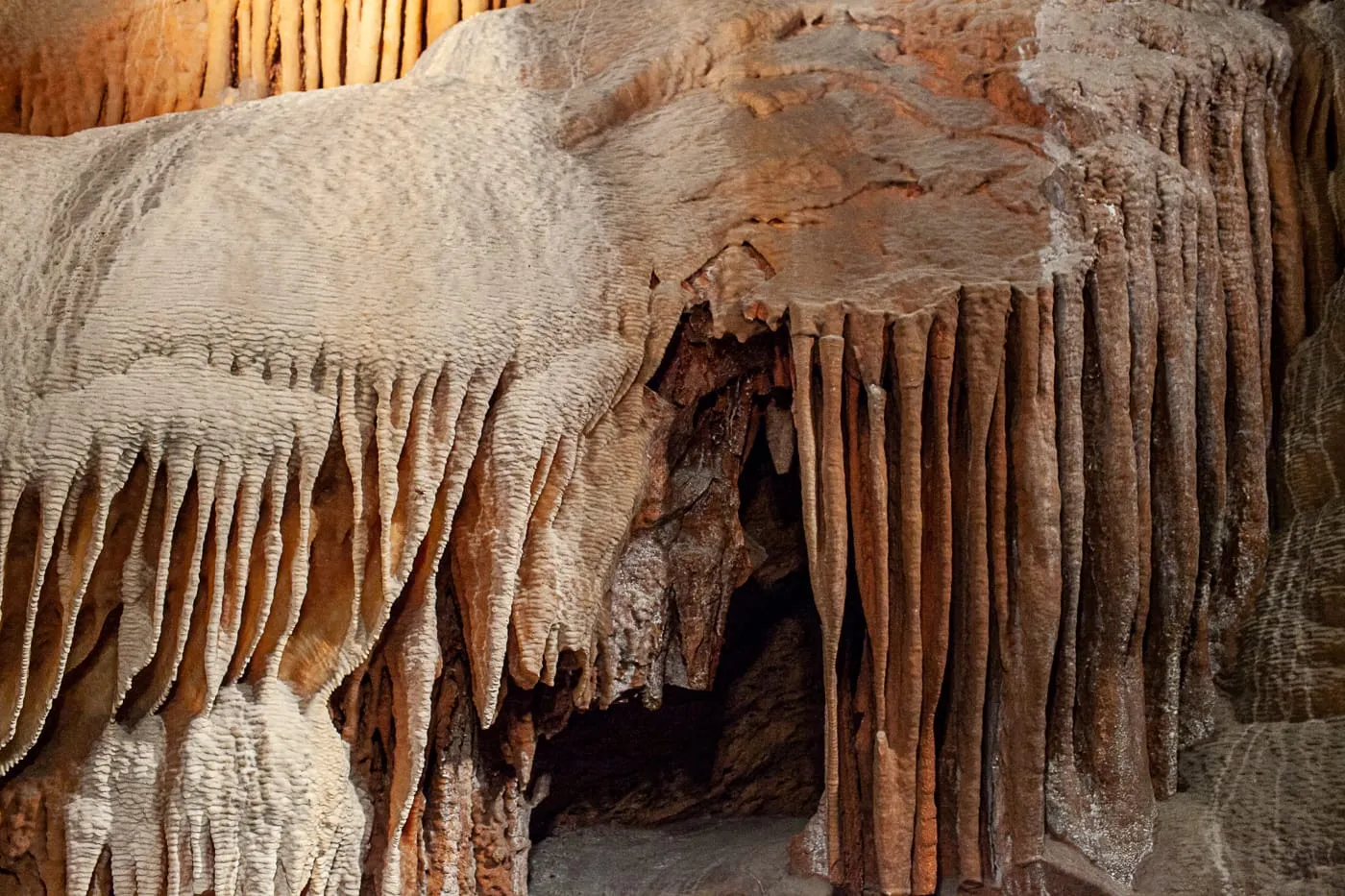 Shenandoah Caverns in Quicksburg, Virginia.