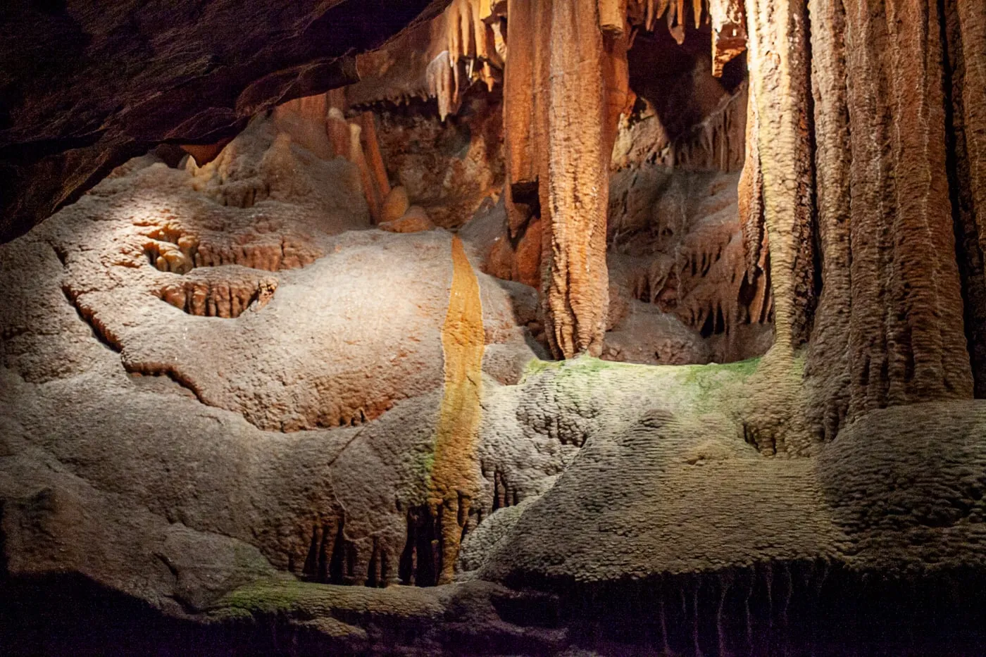 Shenandoah Caverns in Quicksburg, Virginia.