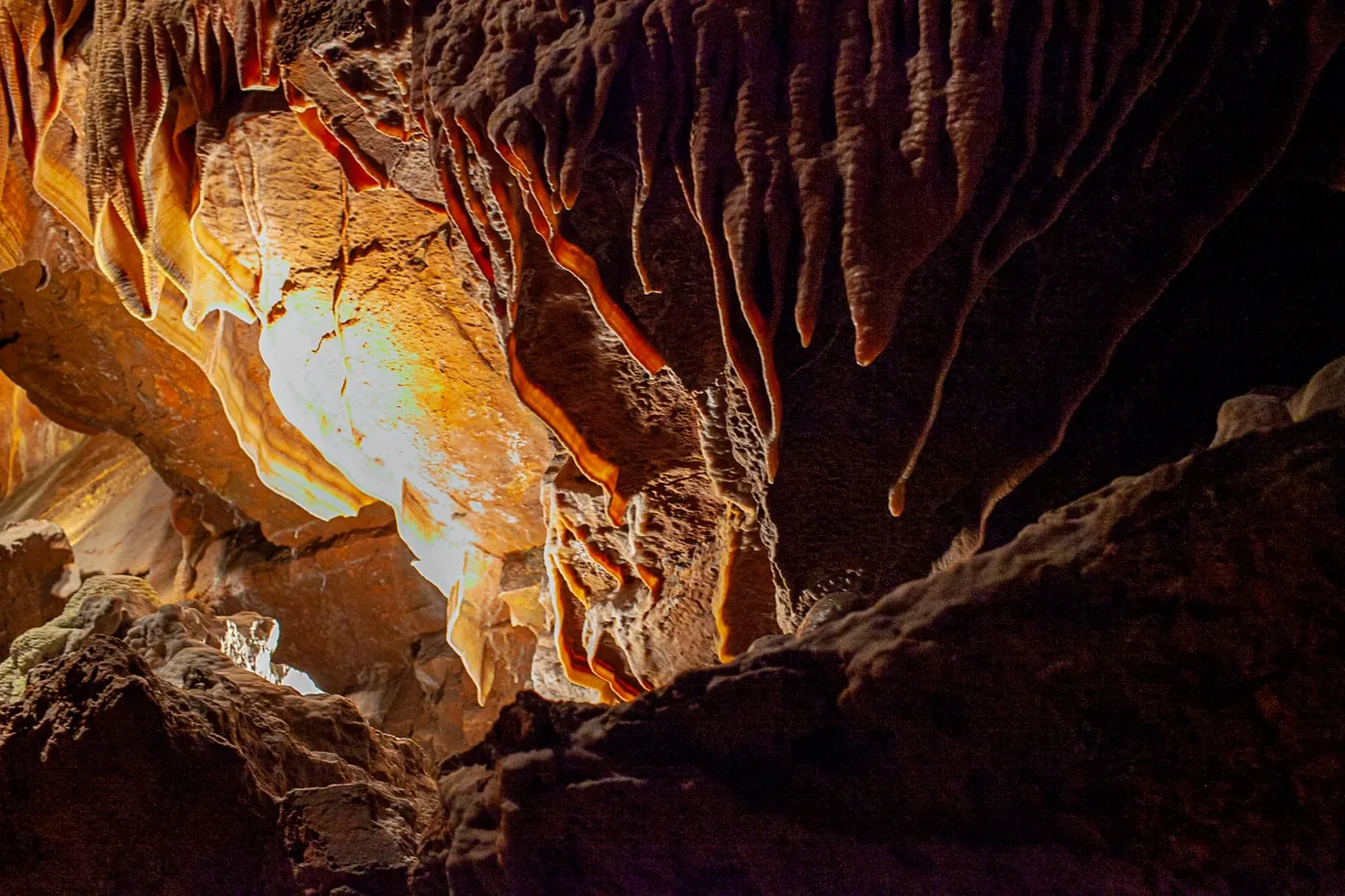 Breakfast Bacon Cave at Shenandoah Caverns in Quicksburg, Virginia.