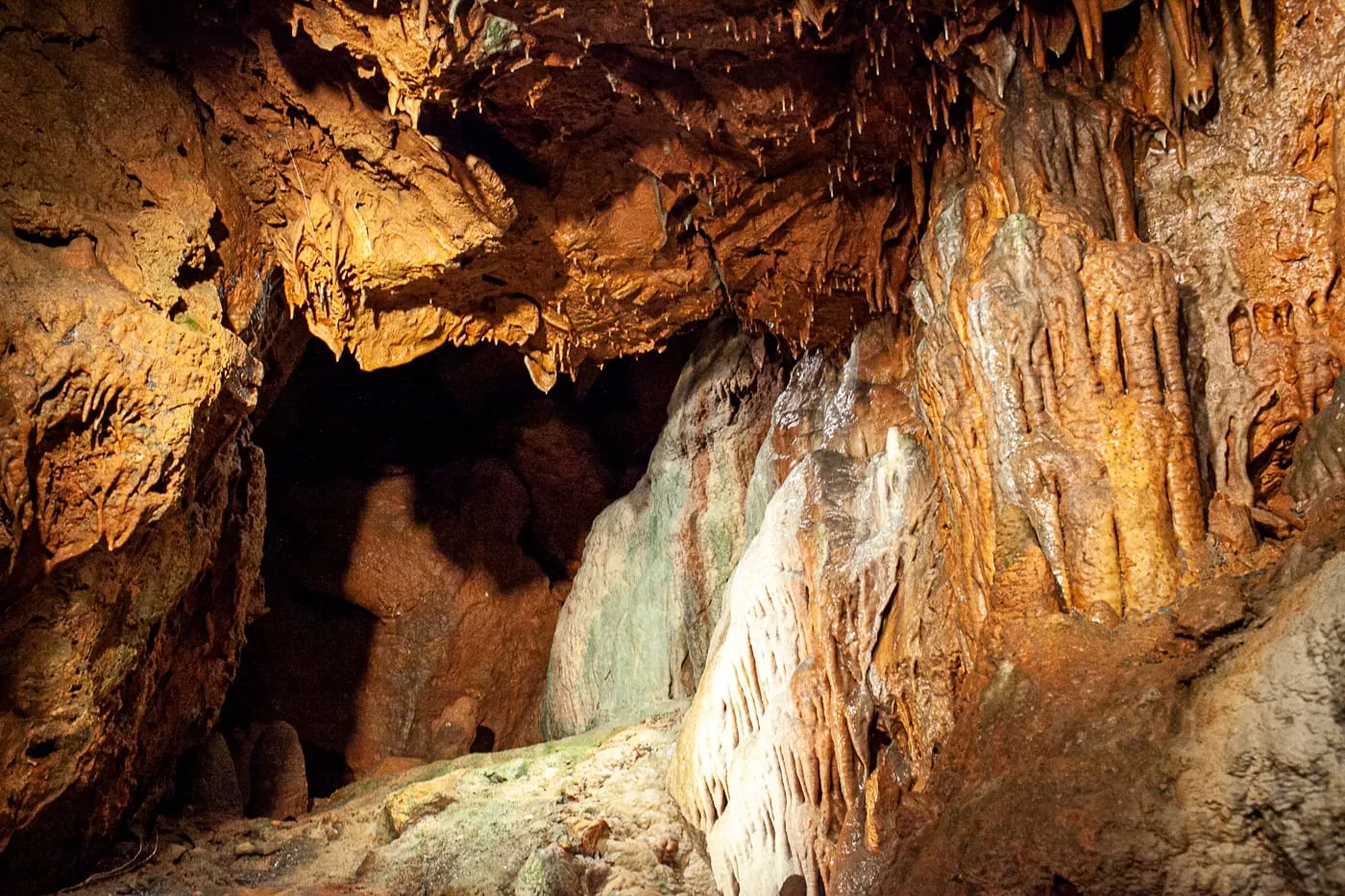 Shenandoah Caverns in Quicksburg, Virginia.