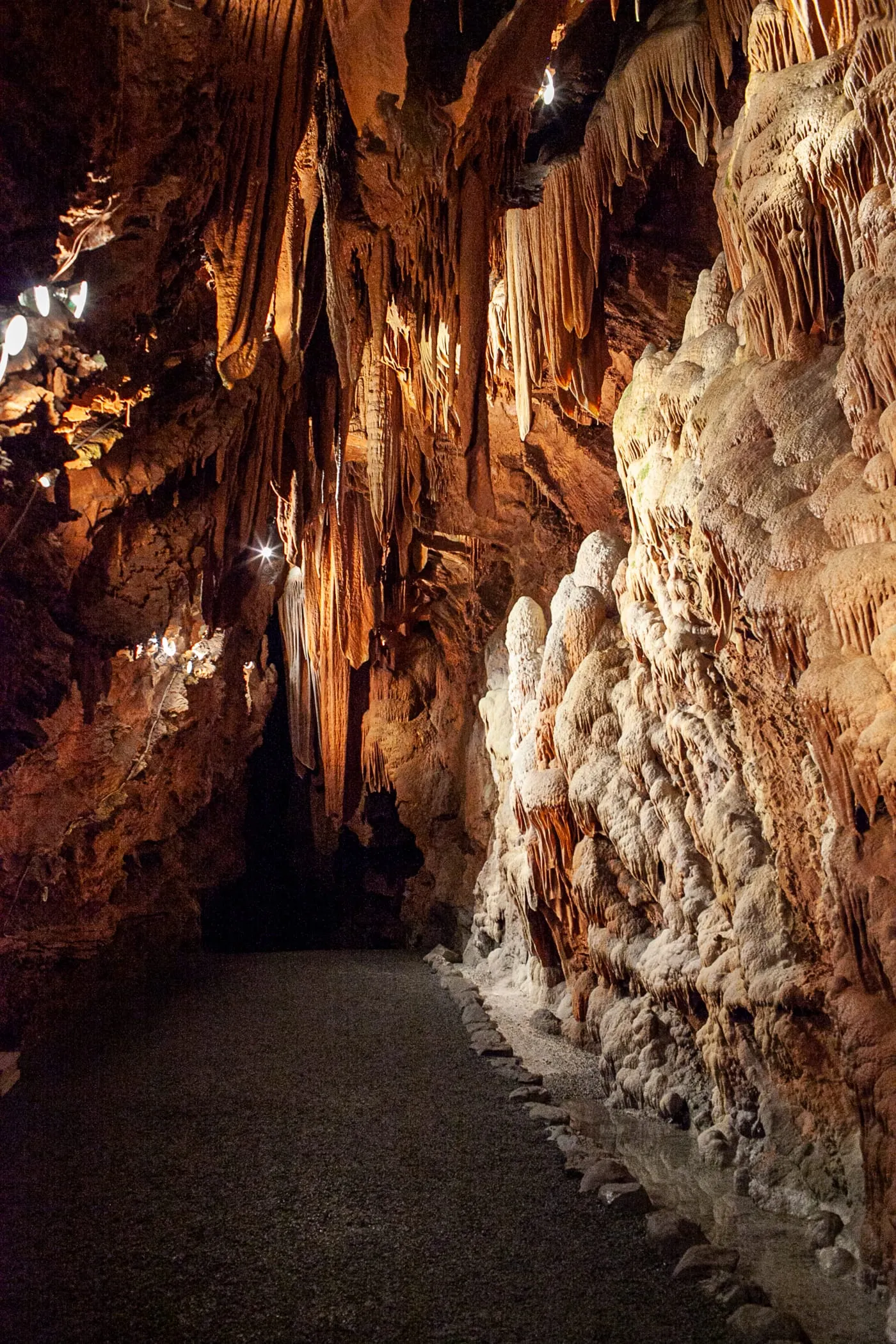 Shenandoah Caverns in Quicksburg, Virginia.