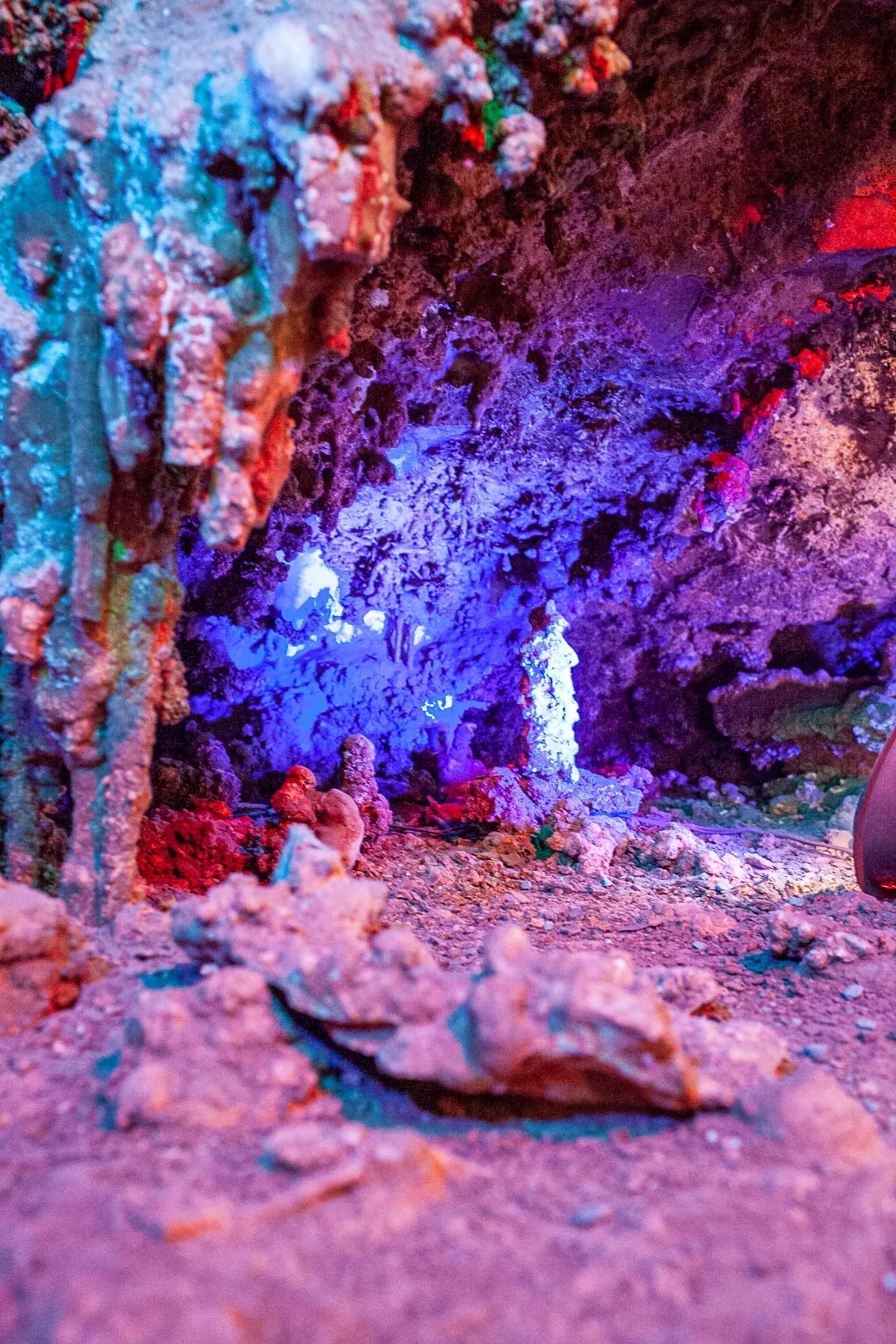 Shenandoah Caverns in Quicksburg, Virginia.