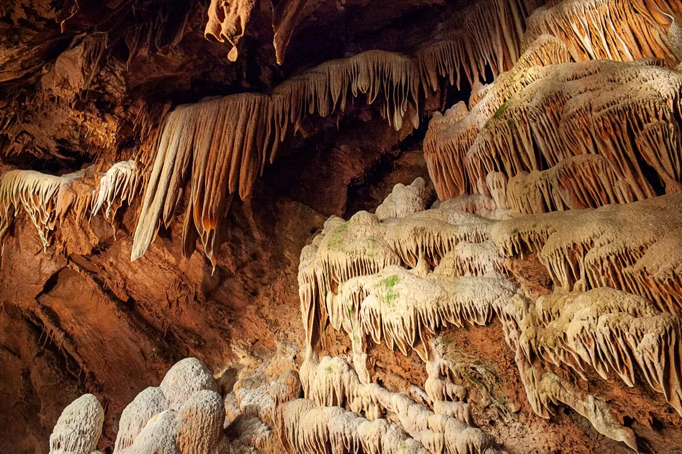 Shenandoah Caverns in Quicksburg, Virginia.