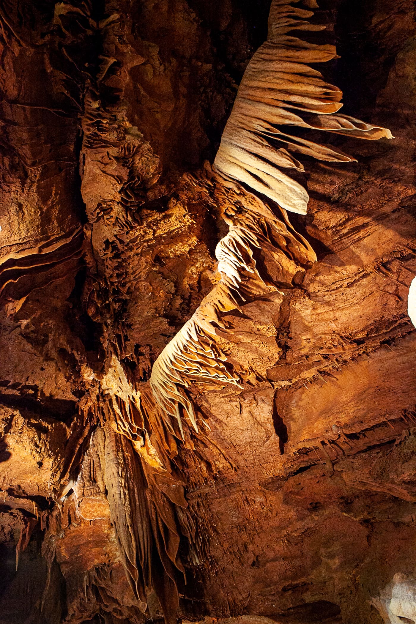 Shenandoah Caverns in Quicksburg, Virginia.