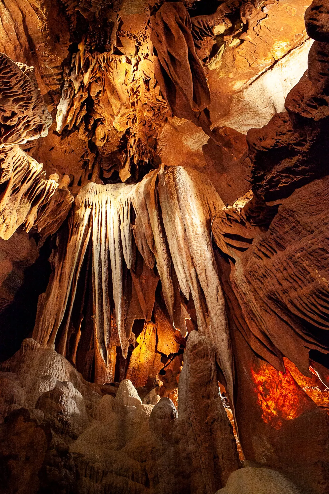 Shenandoah Caverns in Quicksburg, Virginia.