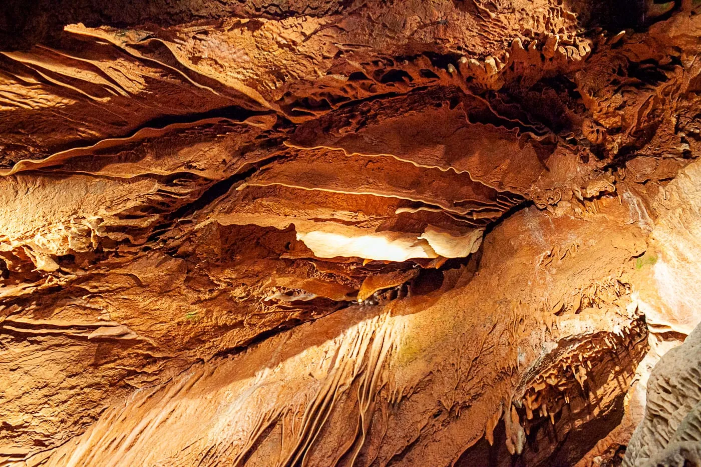 Shenandoah Caverns in Quicksburg, Virginia.