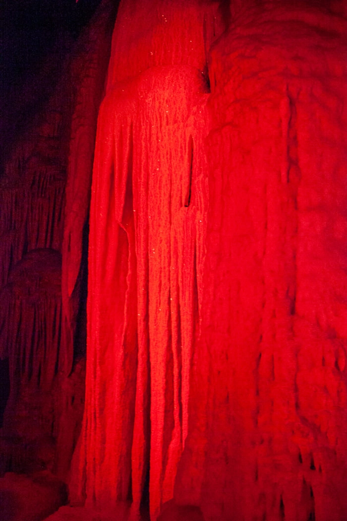 Shenandoah Caverns in Quicksburg, Virginia.