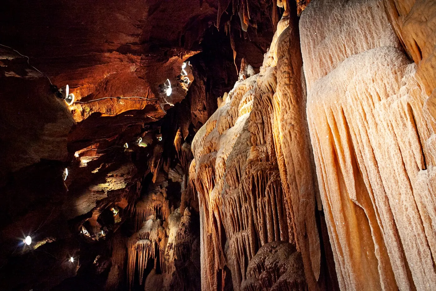 Shenandoah Caverns in Quicksburg, Virginia.