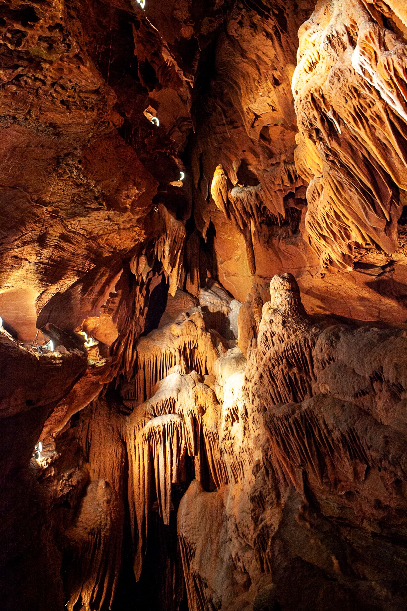 Shenandoah Caverns in Quicksburg, Virginia.