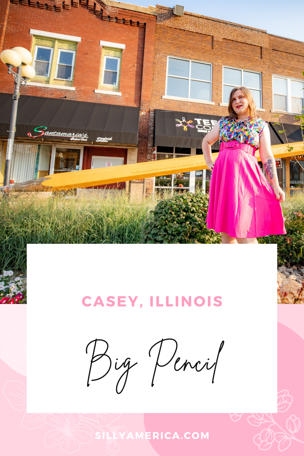 Big Pencil in Casey, Illinois - Silly America