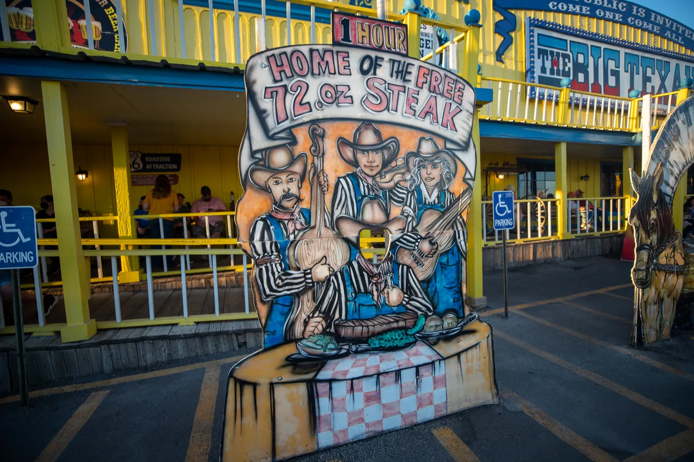 The Big Texan Steak Ranch in Amarillo, Texas