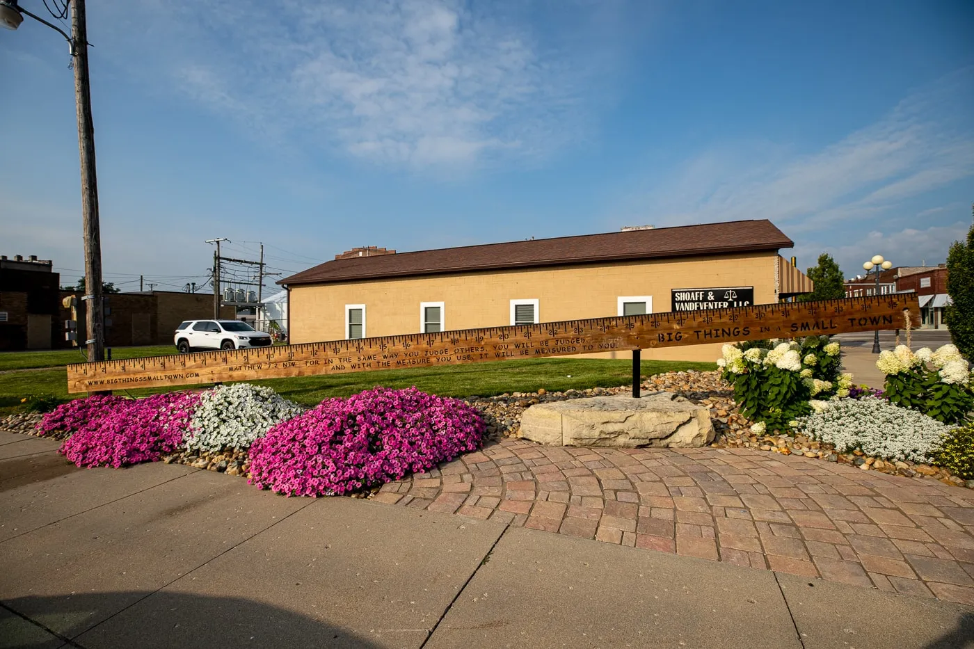 Big Yardstick in Casey, Illinois Roadside Attraction