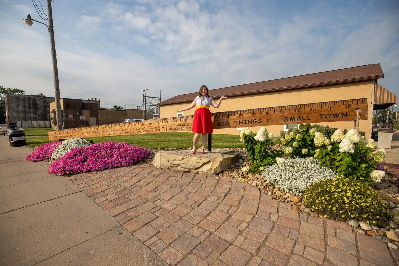 Big Yardstick in Casey, Illinois Roadside Attraction