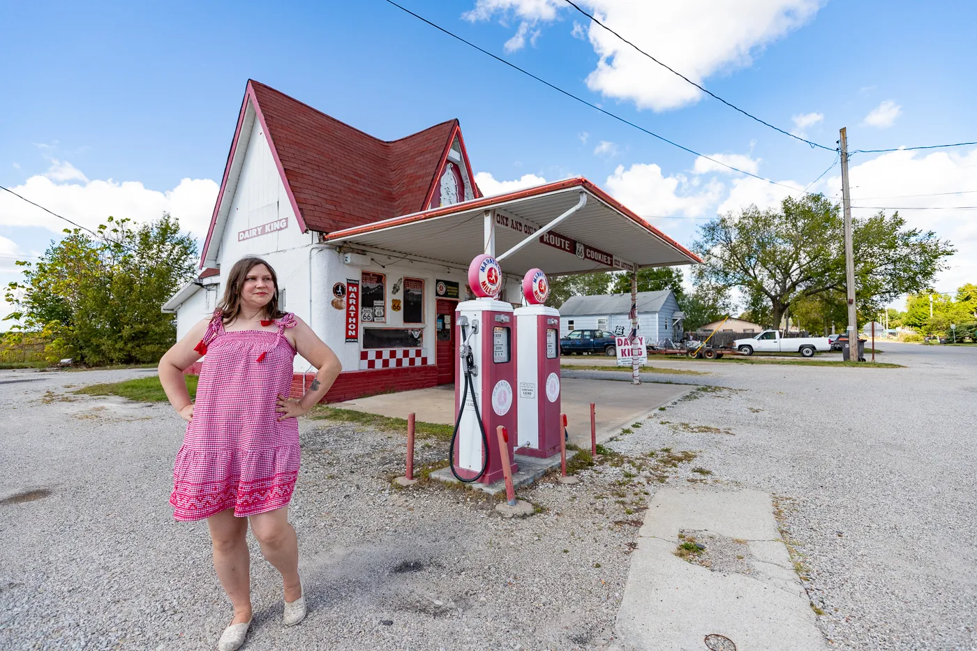 Dairy King in Commerce, Oklahoma Route 66 attraction