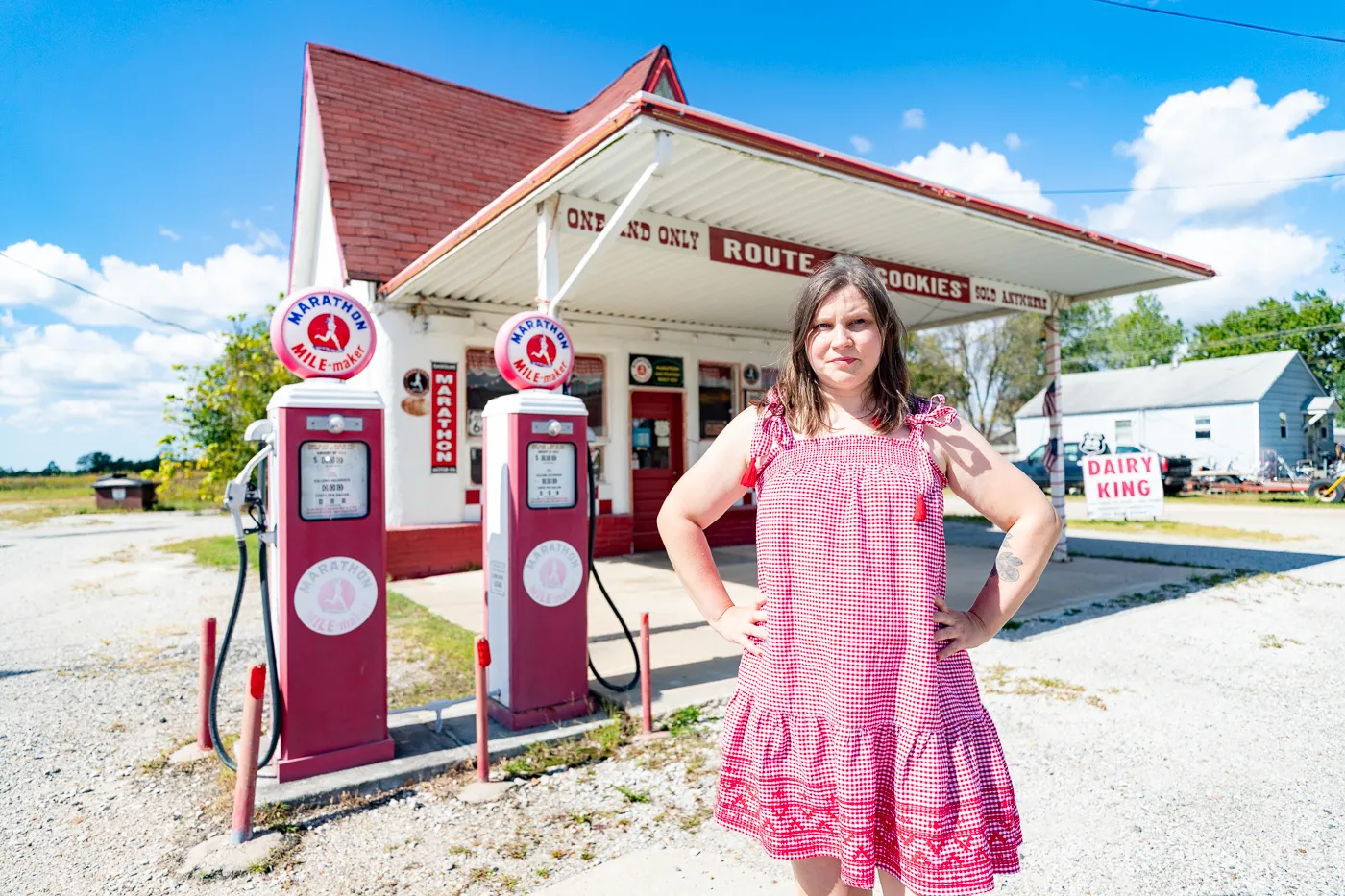 Dairy King in Commerce, Oklahoma Route 66 attraction