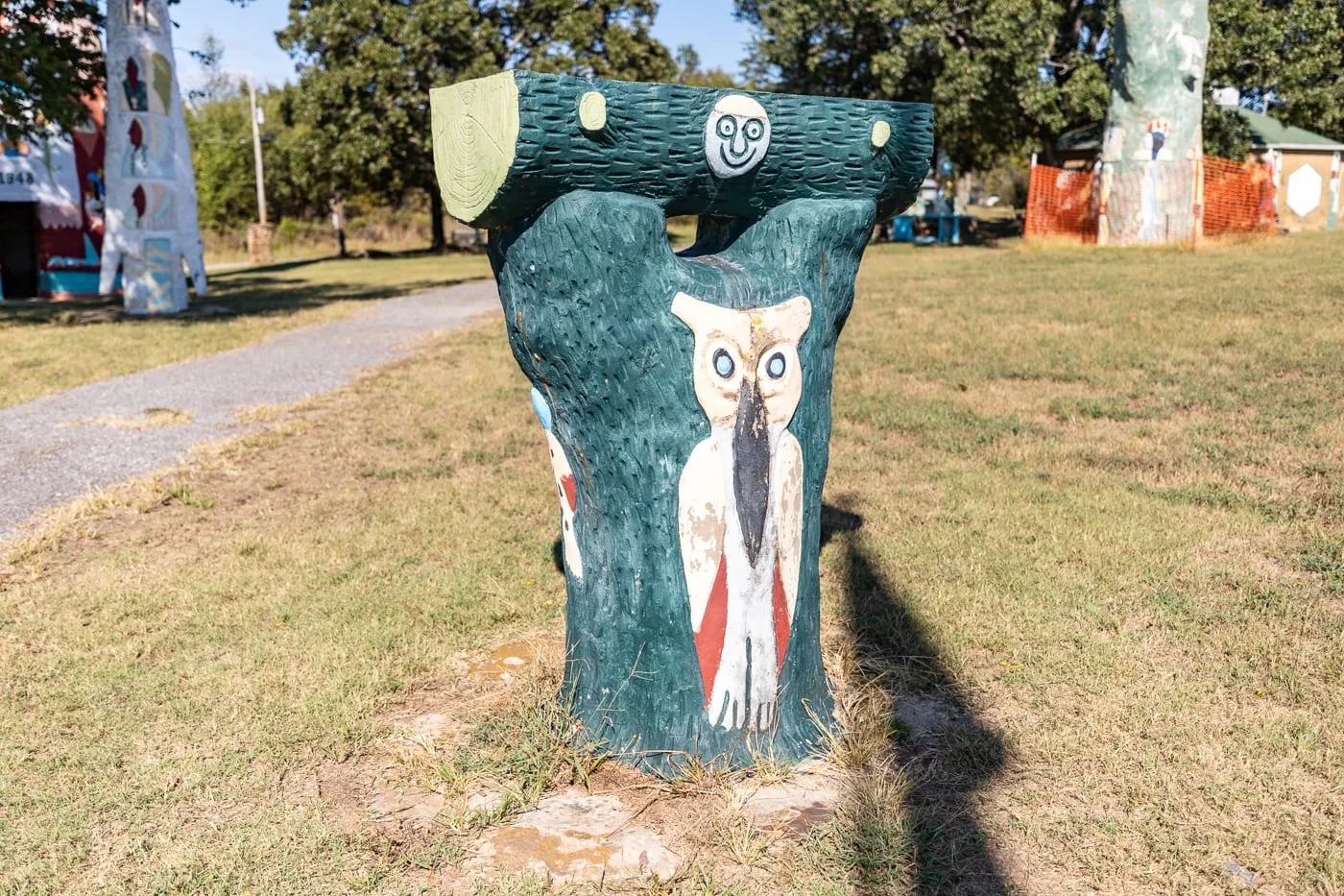 Ed Galloway's Totem Pole Park in Foyil, Oklahoma