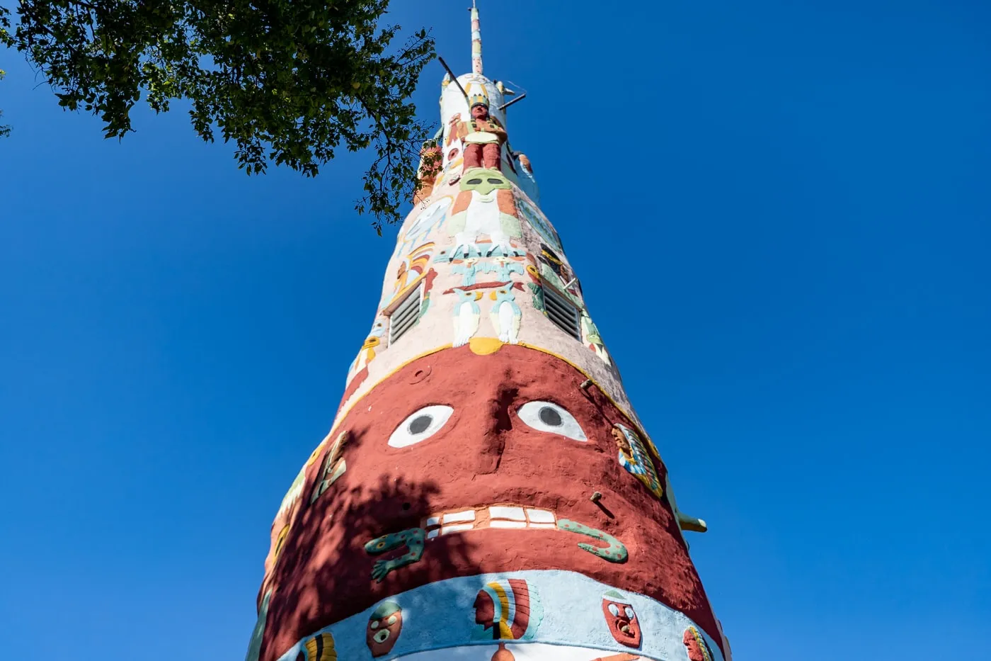 Ed Galloway's Totem Pole Park in Foyil, Oklahoma