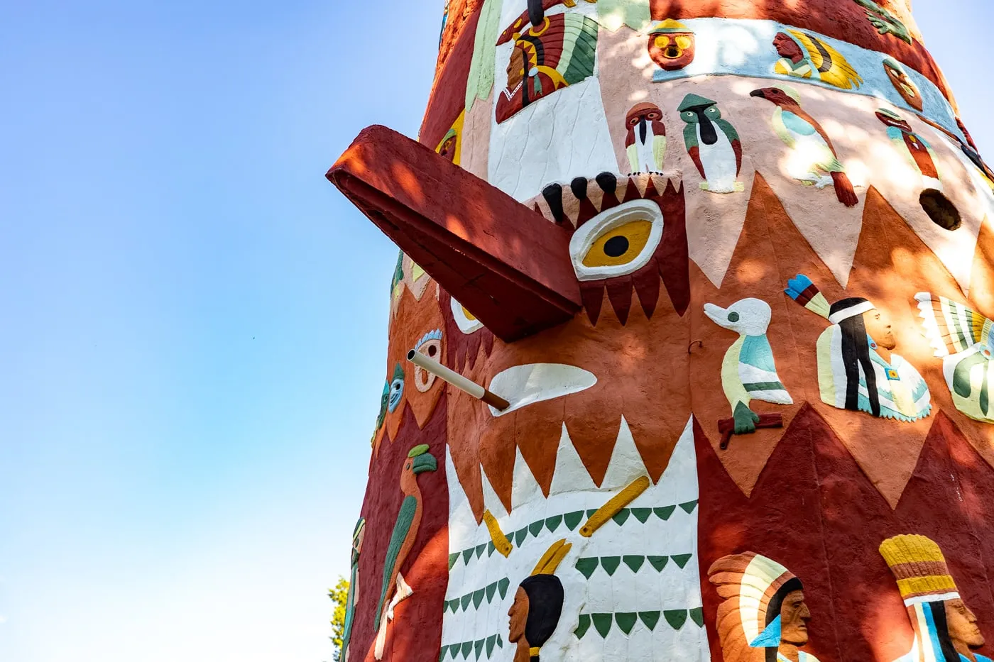 Ed Galloway's Totem Pole Park in Foyil, Oklahoma