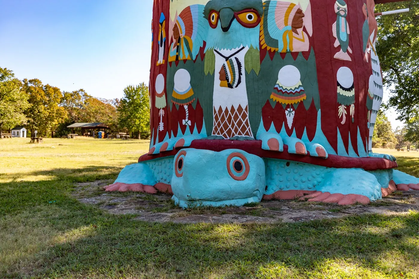 Ed Galloway's Totem Pole Park in Foyil, Oklahoma