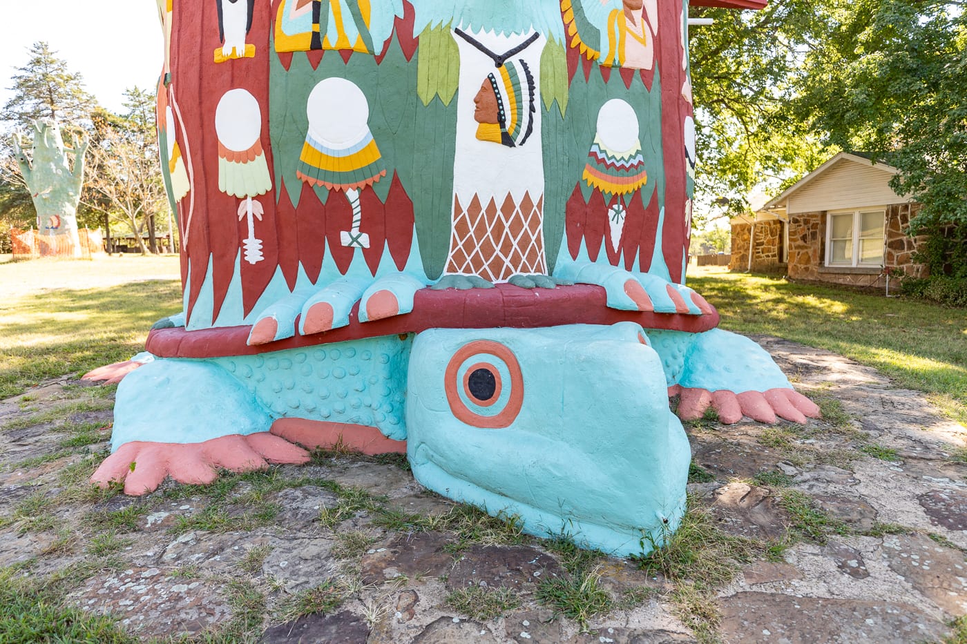 Ed Galloway's Totem Pole Park in Foyil, Oklahoma