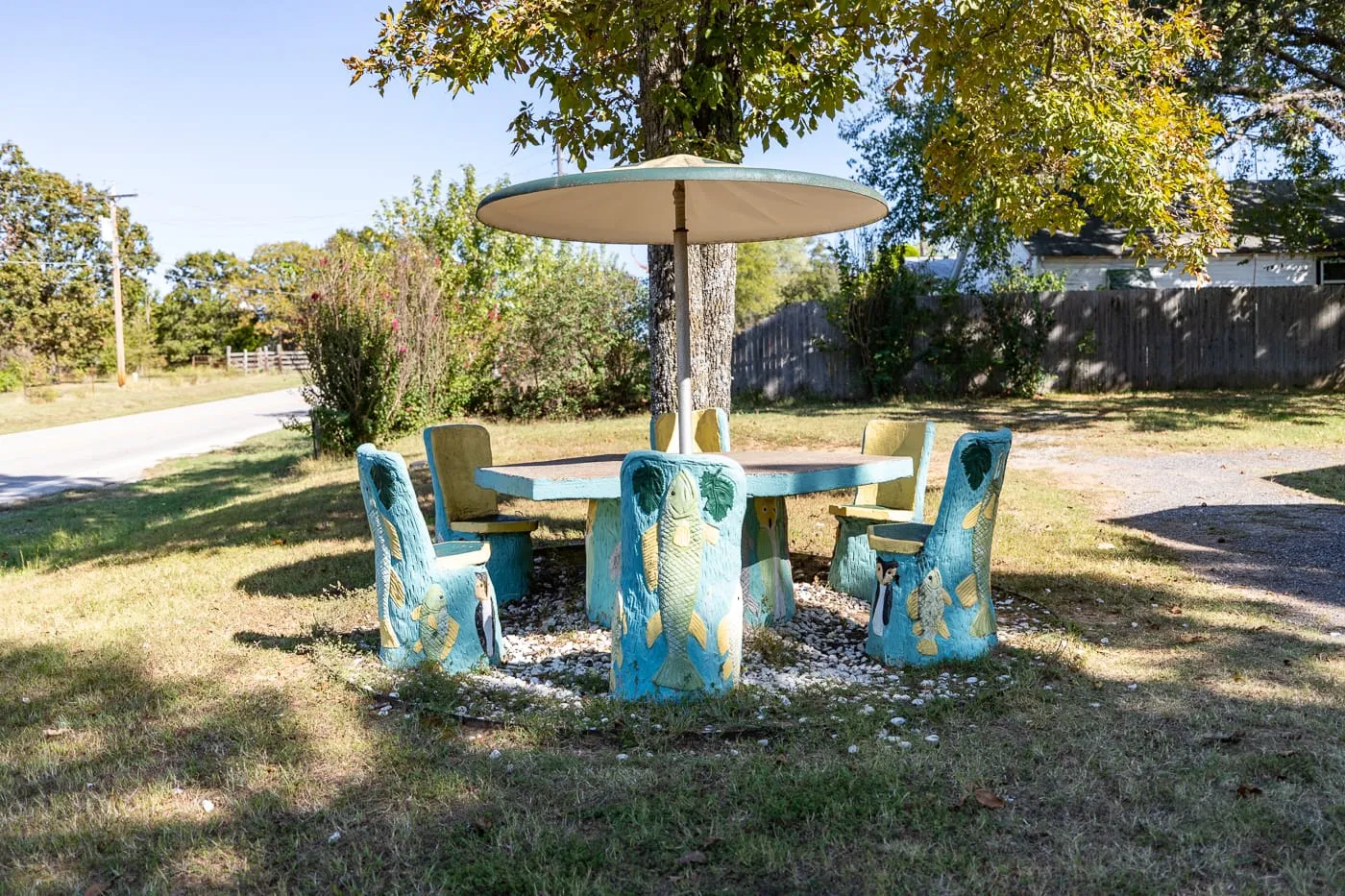 Ed Galloway's Totem Pole Park in Foyil, Oklahoma