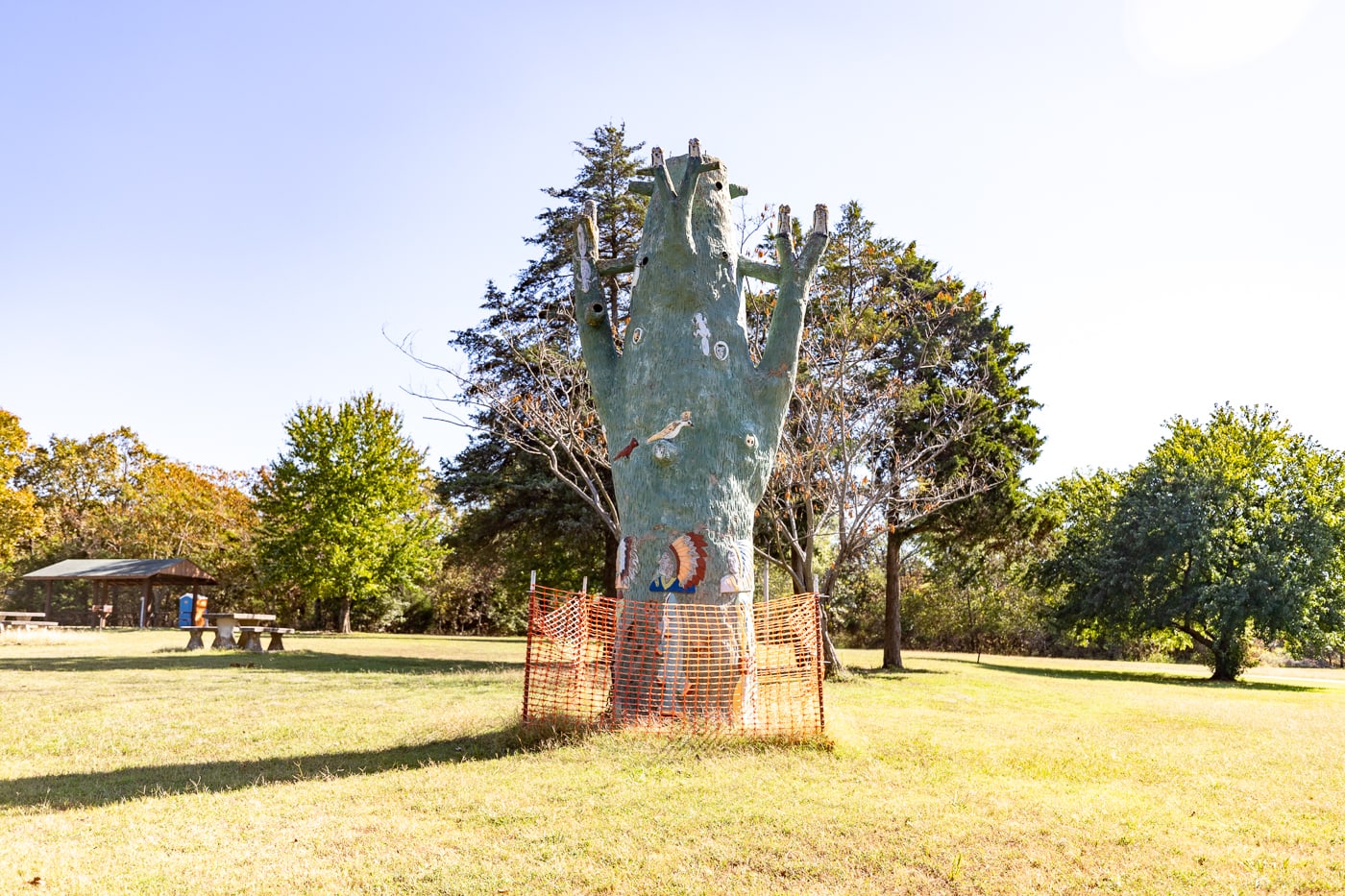 Ed Galloway's Totem Pole Park in Foyil, Oklahoma