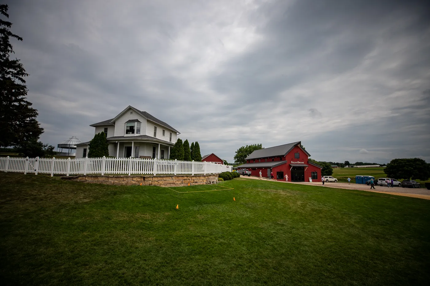 Farm house at the Field of Dreams Movie Site in Dyersville, Iowa
