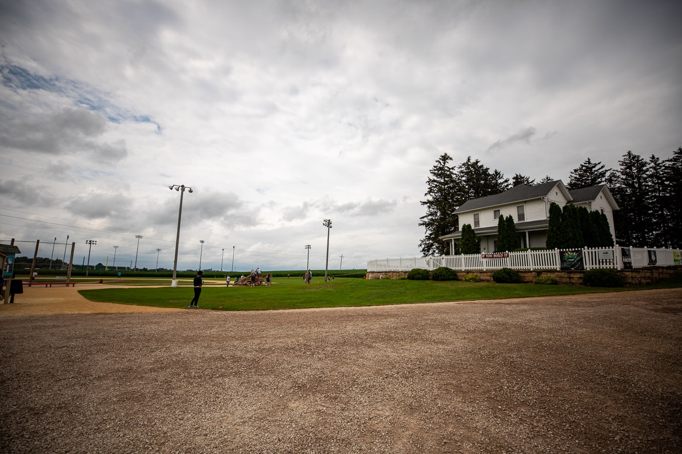 Baseball diamond at the Field of Dreams Movie Site in Dyersville, Iowa