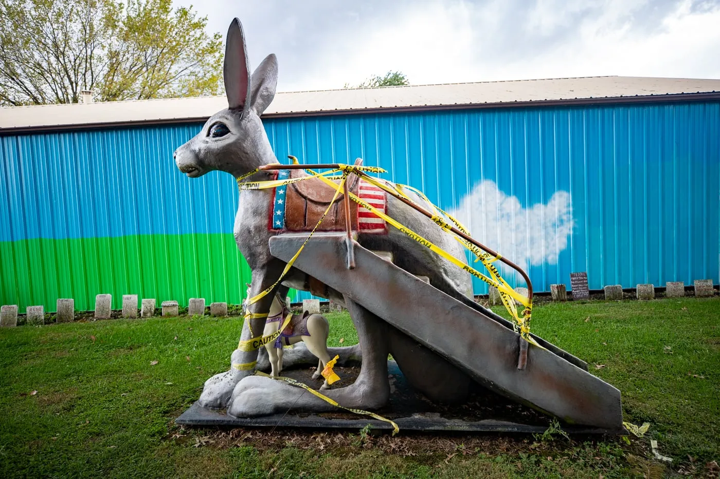 Henry's Rabbit Ranch in Staunton, Illinois Route 66 roadside attraction